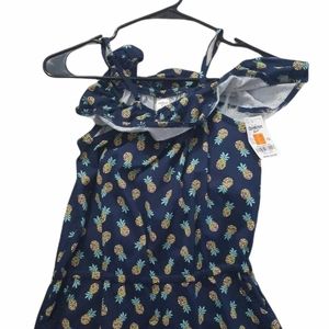 NWT OshKosh Bgosh pineapple jumper size 12 girls